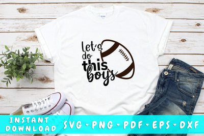 Let's Do This Boys Football SVG SVG HappyDesignStudio 