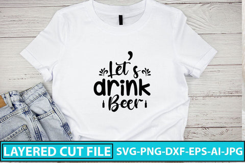 Let’s Drink Beer SVG Design SVG Syaman 