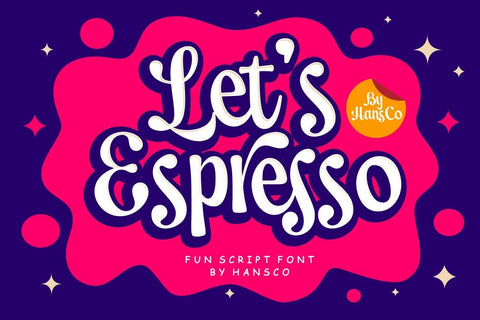 Lets Espresso Font Hans Co 