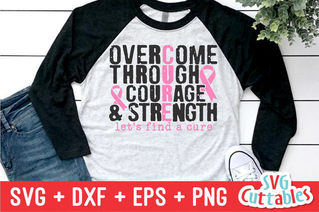 Let's Find A Cure | Breast Cancer Awareness | SVG Cut File SVG Svg Cuttables 