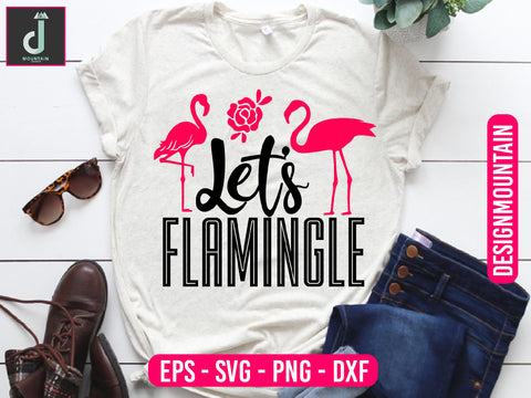 Let's flamingle svg cut file SVG Alihossainbd 