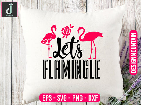 Let's flamingle svg cut file SVG Alihossainbd 