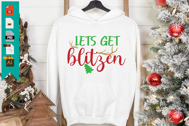 Lets Get Blitzen SVG Craftlabsvg24 