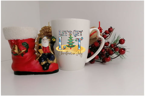 Let's Get Lit Christmas in July Sublimation Sublimation Jagonath Roy 