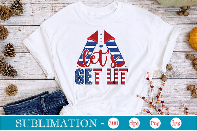 Let's Get Lit Sublimation SVGs,Quotes and Sayings,Food & Drink,On Sale, Print & Cut Sublimation DesignPlante 503 