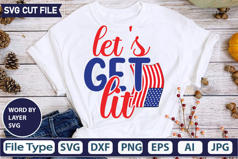 Let's Get Lit Svg Cut File,SVGs,quotes-and-sayings,food-drink,mini-bundles,print-cut,on-sale, SVG DesignPlante 503 