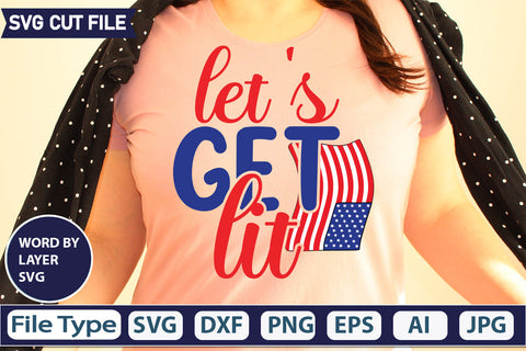 Let's Get Lit Svg Cut File,SVGs,quotes-and-sayings,food-drink,mini-bundles,print-cut,on-sale, SVG DesignPlante 503 