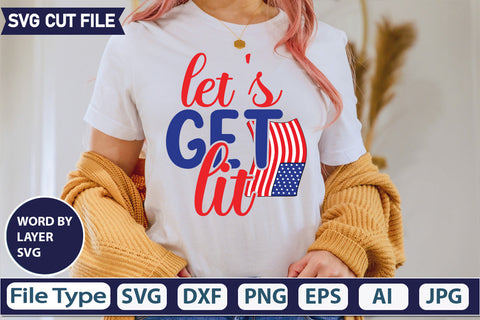 Let's Get Lit Svg Cut File,SVGs,quotes-and-sayings,food-drink,mini-bundles,print-cut,on-sale, SVG DesignPlante 503 