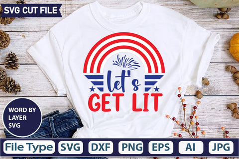 Let's Get Lit Svg Cut File,SVGs,quotes-and-sayings,food-drink,mini-bundles,print-cut,on-sale, SVG DesignPlante 503 