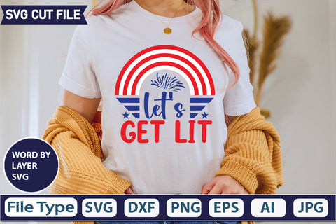 Let's Get Lit Svg Cut File,SVGs,quotes-and-sayings,food-drink,mini-bundles,print-cut,on-sale, SVG DesignPlante 503 