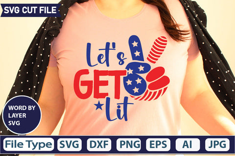 Let's Get Lit Svg Cut File,SVGs,quotes-and-sayings,food-drink,mini-bundles,print-cut,on-sale, SVG DesignPlante 503 