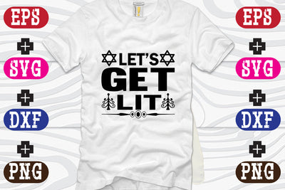 Let's Get Lit SVG Nurstore 