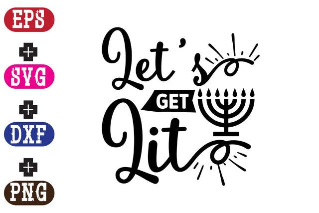 Let's Get Lit SVG Nurstore 
