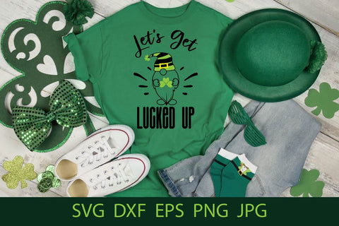 Let's Get Lucked Up, Funny St Patrick SVG Free For Commercial Use SVG Sintegra 