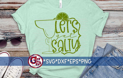Let's Get Salty SVG DXF EPS PNG SVG Greedy Stitches 