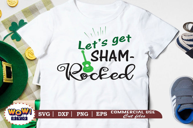 Let's get sham rocked svg, First St Patrick's day svg, March 17 svg, Kids Patrick's day svg, Irish svg, Lucky svg, Patrick's day cut files, patty day, Green day svg, Patricks day funny quotes SVG Wowsvgstudio 