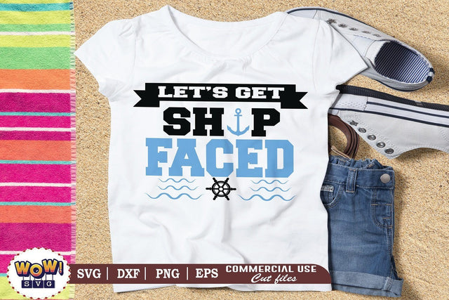 Let's get ship faced svg, Summer svg, Beach svg, Png, Dxf SVG Wowsvgstudio 