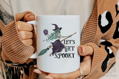 Let's Get Spooky Witch Sublimation Design Sublimation LAM HOANG THUY 