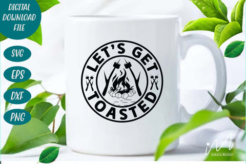 Let's get toasted svg, Camping svg, camp t shirt svg, happy camping svg, family trip svg SVG Isabella Machell 