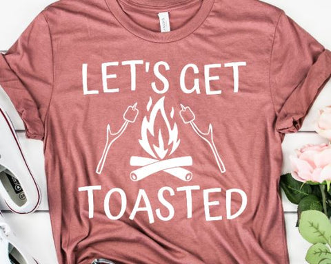 Let's Get Toasted Svg - Camping SVG - Camper SVG SVG She Shed Craft Store 