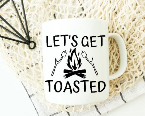 Let's Get Toasted Svg - Camping SVG - Camper SVG SVG She Shed Craft Store 