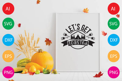 Let's Get Toasted SVG CraftlabSvg29 