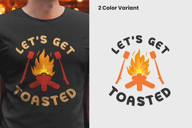 Let's get toasted T-shirt Design SVG futivesvg 