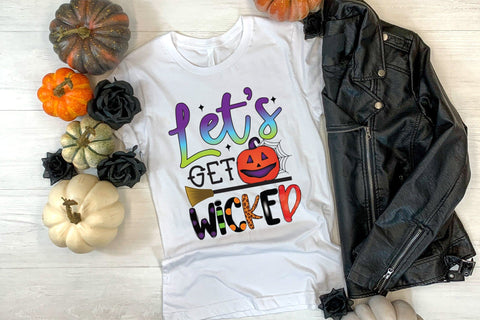 Let's Get Wicked | Halloween PNG Sublimation Sublimation CraftLabSVG 