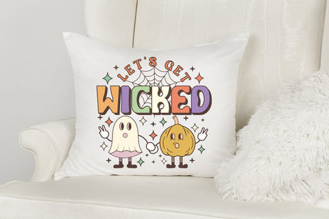 Let's Get Wicked - Retro Halloween PNG Sublimation CraftLabSVG 