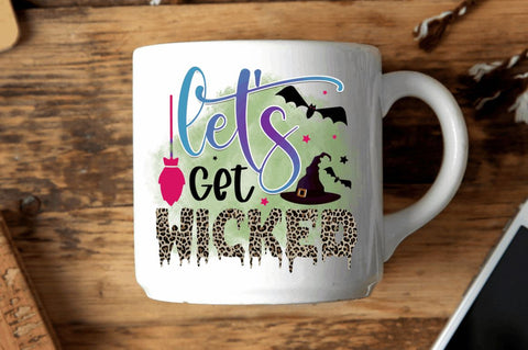 Let's get wicked Sublimation PNG, Sublimation Halloween Design Sublimation Regulrcrative 