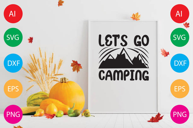 Let's Go Camping SVG CraftlabSvg29 