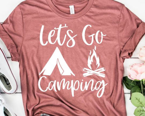 Let's Go Camping SVG SVG She Shed Craft Store 