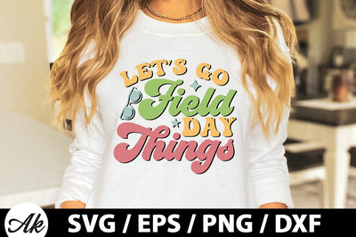 Let's go field day things Retro SVG SVG akazaddesign 