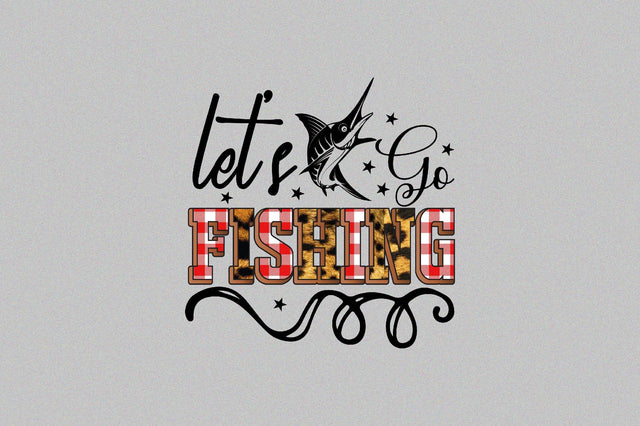 Let’s Go Fishing Sublimation SVGArt 