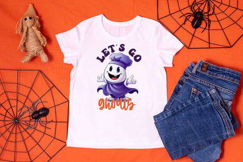 Let's Go Ghouls, Halloween PNG Sublimation Sublimation CraftLabSVG 