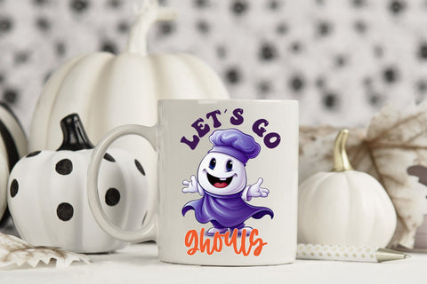Let's Go Ghouls, Halloween PNG Sublimation Sublimation CraftLabSVG 