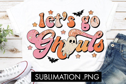 Let's Go Ghouls Halloween Sublimation PNG SVG Freeling Design House 