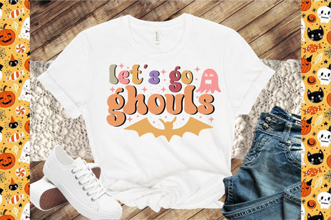 Let's Go Ghouls Halloween SVG Design SVG designartist 
