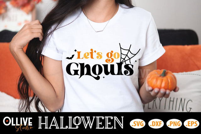 Let's Go Ghouls Halloween SVG SVG Ollive Studio 