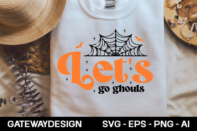 Let's Go Ghouls retro svg design SVG designmaster24 