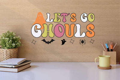 Let's Go Ghouls SVG Halloween Ghost PNG Sublimation SVGista 