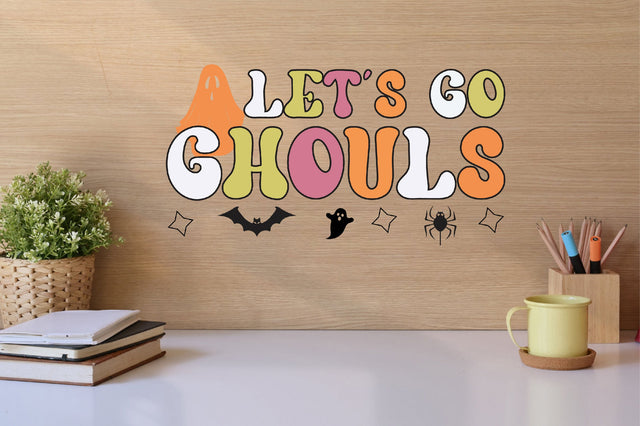 Let's Go Ghouls SVG Halloween Ghost PNG Sublimation SVGista 