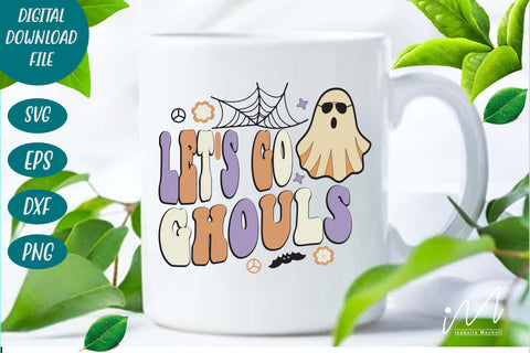 Let's go ghouls svg, Halloween ghost shirt, Halloween party t shirt svg, Halloween gift shirt, cut files, Happy Halloween cricut SVG Isabella Machell 
