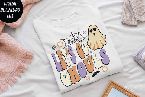 Let's go ghouls svg, Halloween ghost shirt, Halloween party t shirt svg, Halloween gift shirt, cut files, Happy Halloween cricut SVG Isabella Machell 