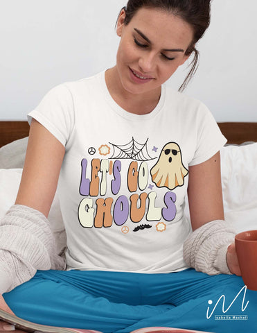 Let's go ghouls svg, Halloween ghost shirt, Halloween party t shirt svg, Halloween gift shirt, cut files, Happy Halloween cricut SVG Isabella Machell 