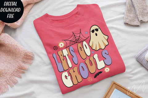 Let's go ghouls svg, Halloween ghost shirt, Halloween party t shirt svg, Halloween gift shirt, cut files, Happy Halloween cricut SVG Isabella Machell 