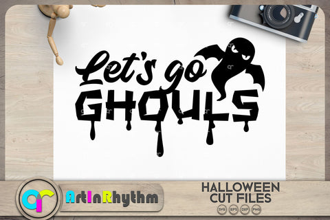 Let's go ghouls SVG, Halloween ghost SVG SVG Artinrhythm shop 