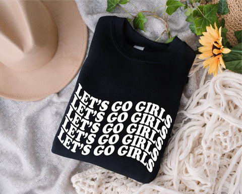 Let's Go Girls, I feel like a Bride, Bride Tribe, Svg Cut File,Wavy Letters Svg, , Silhouette Cut file, Cricut Svg, SVG Digital Download SVG Fauz 