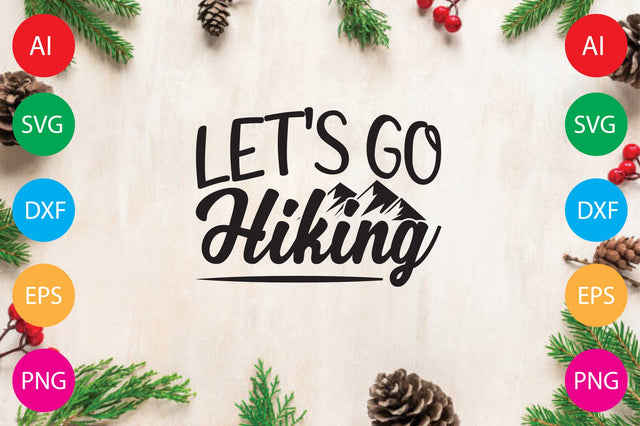 Let's Go Hiking SVG CraftlabSvg29 