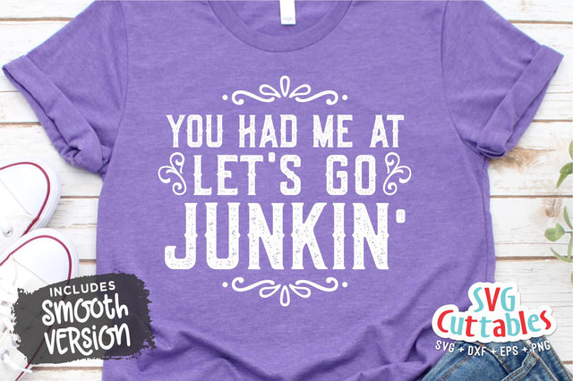 Let's Go Junkin svg - Yard Sale Cut File - Thrift Store svg - dxf - eps - png - Cut File - Silhouette - Cricut File - Digital Download SVG Svg Cuttables 